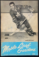 1961 OHA Major Jr. A Royals v Majors Signed x8 Playoff Program Autographed MLG