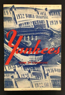 1953 New York Yankees Program MLB Baseball vs Chicago White Sox Mickey Mantle