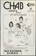 1976 The Who By Numbers Poster Radio Station Issued CHAB Moose Jaw Saskatchewan