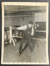 Load image into Gallery viewer, 1923 Lew Tendler Boxer Boxing Vintage Press Photo + Postcard Tendler&#39;s Tavern
