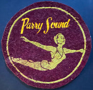 Very Rare 1930's Parry Sound Diving Club Team Member Patch Vintage Ontario Crest
