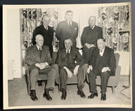 Vintage Type 1 Art Ross + James Sutherland Hockey Hall of Fame B&W Photo NHL