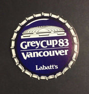 1983 Grey Cup Vancouver Labatt's Sticker Decal Vintage Football 71st BC Place