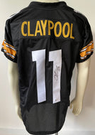 Chase Claypool Signed Pittsburgh Steelers Football Jersey Beckett XL LOA NFL