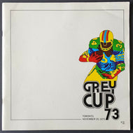 1973 CFL Grey Cup Program Ottawa Rough Riders Edmonton Eskimos Football Vintage