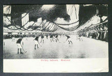 Load image into Gallery viewer, Circa 1900s Vintage Canada 1st Stanley Cup Game Postcard HockeyVictoria Rink
