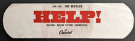 1965 Beatles Help! Movie Promotional Sticker Capitol Records Music Vintage