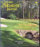 1990 Vintage PGA Golf Masters Program Nick Faldo Second Augusta National