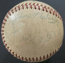 Load image into Gallery viewer, 1955 World Series Game Used Reach Baseball Autographed x6 Umpires Signed
