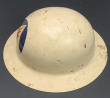Load image into Gallery viewer, WWII Civil Defense Messenger Helmet Complete Liner &amp; Chinstrap USA Military
