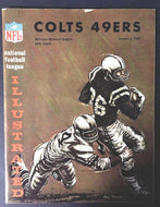 1965 San Francisco 49ers vs Baltimore Colts Memorial Stadium NFL Program Vintage