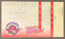 Load image into Gallery viewer, 1996 NBA 50th Anniversary Ticket SkyDome Toronto Raptors vs New York Knicks
