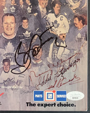 Load image into Gallery viewer, 1991 Maple Leaf Gardens Program 1st Home Game NHL's 75th Season Signed x9 JSA
