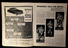 Load image into Gallery viewer, 1949 Boston Garden NHL Hockey Program VTG Boston Bruins vs Toronto Maple Leafs
