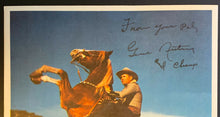 Load image into Gallery viewer, 1950s Original Sunbeam Bread Gene Autry TV Advertising Promo Print Vintage
