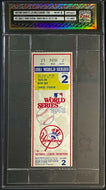 1981 World Series Game 2 Ticket Yankee Stadium NY Yankees v LA Dodgers iCert 8