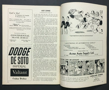 Load image into Gallery viewer, 1960 CFL Football Program Winnipeg Blue Bombers vs Edmonton Eskimos Vintage
