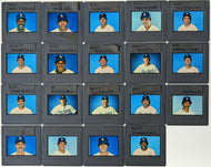 Los Angeles Dodgers 19 Different 35mm Slides League Issued Vintage MLB Baseball