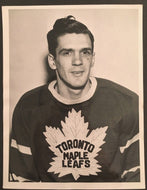 1954 Toronto Maple Leafs Hugh Bolton Turofsky Photo Vintage Hockey NHL
