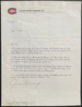 Load image into Gallery viewer, 1996 Montreal Forum Final Game Ticket + Ronald Corey Personal Letter Signed LOA
