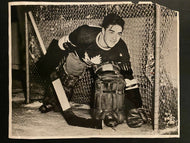 1941 NHL Hockey Type 1 Photo Toronto Marlboros Goalie Baz Bastien Vtg Marlies