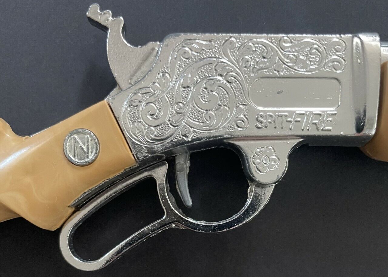 1950's Nichols Spitfire Lever Action Toy Cap Gun Rifle Antique
