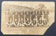 C 1916 Wellworth Baseball Team Black & White Photo Unused Postcard Vintage