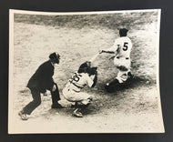 1947 World Series Baseball Photo Ebbets Field LA Dodgers Historic Walk Off Hit
