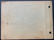Load image into Gallery viewer, 1933-34 Montreal Canadiens Team Signed Sheet x16 Autographed Howie Morenz JSA
