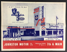 Load image into Gallery viewer, 1953 Western Professional Hockey League Program &amp; Ticket Canucks Vancouver Forum
