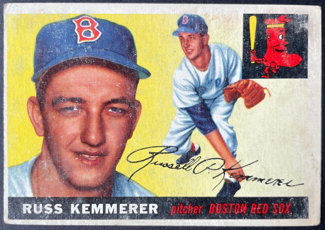 1955 Topps Baseball #18 Russ Kemmerer Boston Red Sox Vintage MLB Card