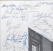 Load image into Gallery viewer, Maple Leaf Gardens Print Autographed Signed by 25+ Hockey HOFers Toronto NHL VTG

