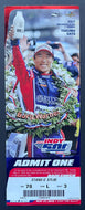 2018 Indy 500 Full Ticket Indianapolis Motor Speedway Takuma Sato IndyCar Racing