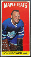 1964-65 Vintage Toronto Maple Leafs Johnny Bower Topps Tallboy NHL Hockey Card