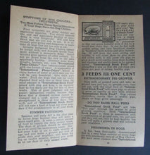 Load image into Gallery viewer, 1900s Promotional Agricultural Booklet Issued By International Stock Food Co.
