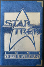 Load image into Gallery viewer, 1991 Star Trek 25th Anny Silver Coin Ltd Ed #2701 Captain Kirk Boxed Set + LOA
