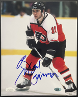 Brad McCrimmon Autographed Philadelphia Flyers NHL Hockey Photo Signed JSA