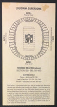 Load image into Gallery viewer, 1990 Super Bowl XXIV Ticket AFC NFC Football 49ers Beat Denver Broncos Vintage
