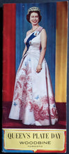 Load image into Gallery viewer, 1959 Queen's Plate 100th Running Race Program Queen Elizabeth Cover Vintage
