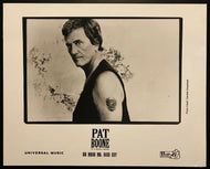 1991 Signed Singer Pat Boone Autographed Portfolio, Bio, Photo - Metal Covers