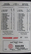 Load image into Gallery viewer, 1971 Maple Leaf Gardens OHA Major Jr A Program Toronto vs Hamilton Red Wings
