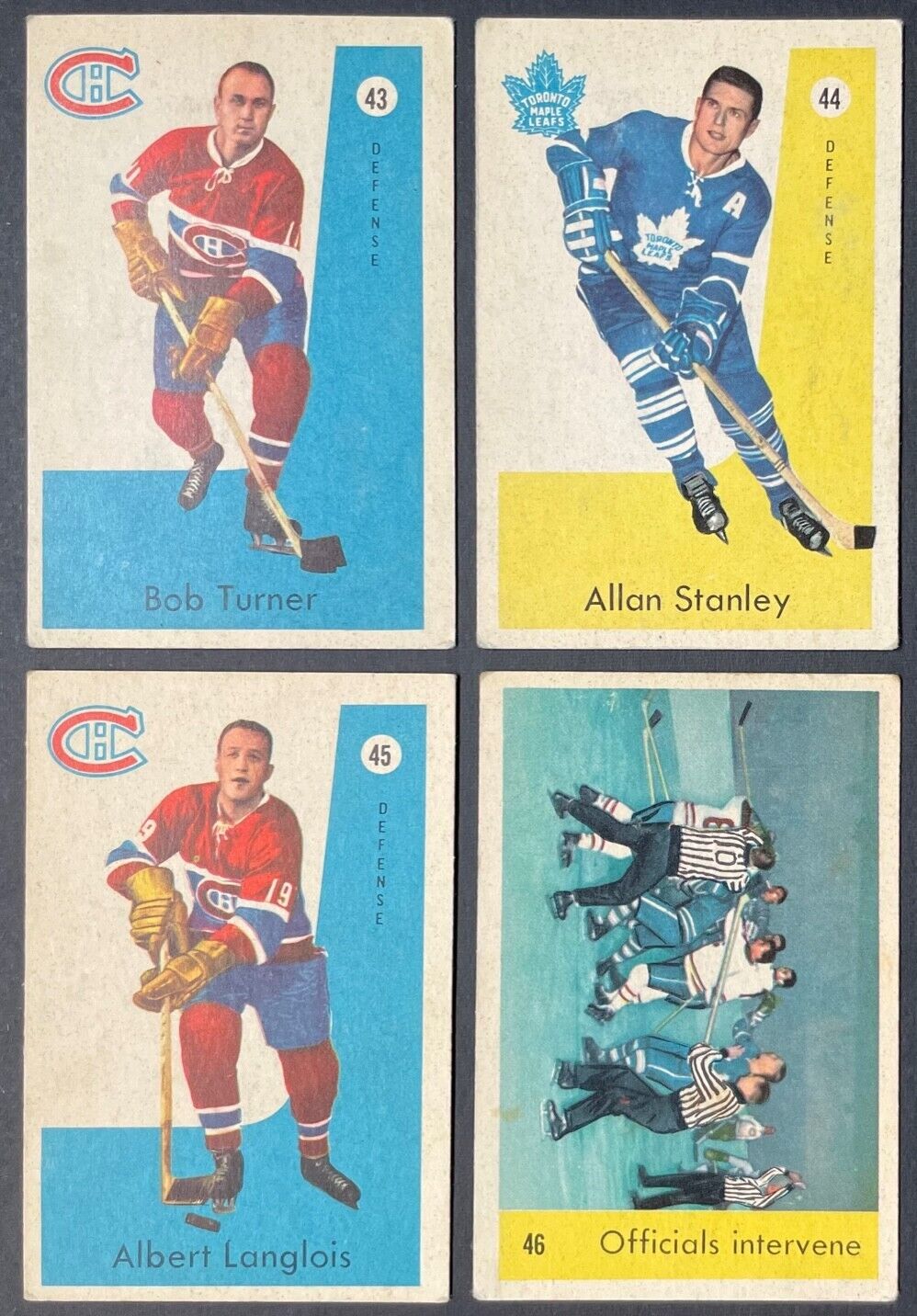 1959-60 Parkhurst Hockey Cards Full Set NHL Punch Imlach Carl