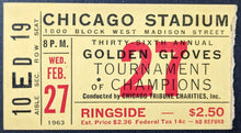 Load image into Gallery viewer, 1953 Golden Gloves Sonny Liston Ed Sanders Tournament Of Champions Boxing Ticket

