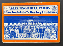 Load image into Gallery viewer, 1976 Ajax Knob Hill Farms Provincial Jr. A Hockey  Club Yearbook Ontario Canada

