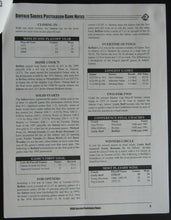 Load image into Gallery viewer, 1999 NHL Eastern Conference Finals Program + Press Notes Buffalo vs Toronto
