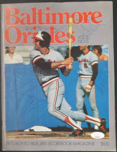 Load image into Gallery viewer, 1978 Toronto Blue Jays Program Baltimore Orioles JSA MLB Signed Pat Kelly Skaggs
