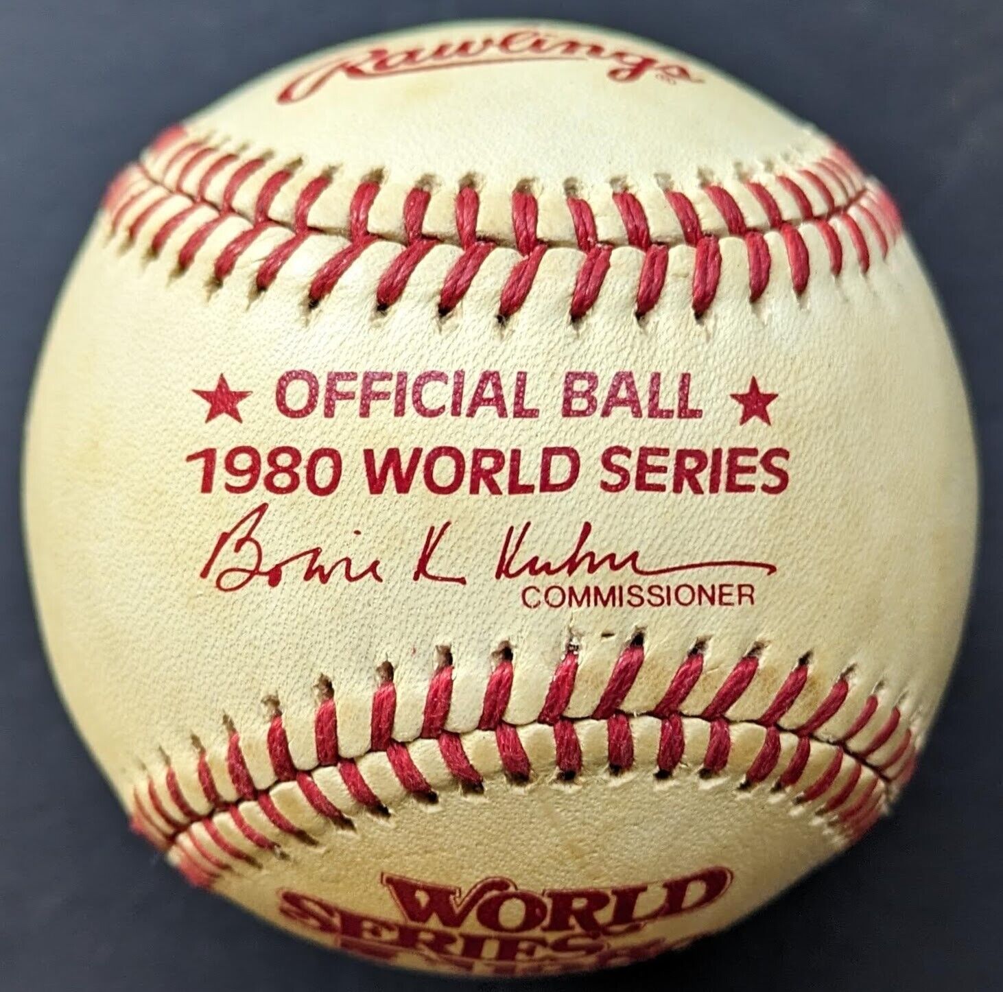 1980 MLB World Series Baseball