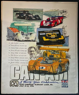 1996 Cam-Am 30 Year Celebration Event Poster Artist Signed + Numbered /500
