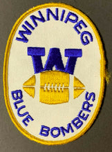 Load image into Gallery viewer, Winnipeg Blue Bombers Jersey Patch CFL Football Vintage Jersey Crest Logo
