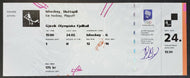 1994 Lillehammer Winter Olympics Ice Hockey Playoffs Unused Ticket Vintage